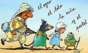Ogro, El Lobo, La Niña Y El Pastel