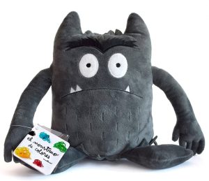 Monstruo de colores - Peluche original gris (Miedo)