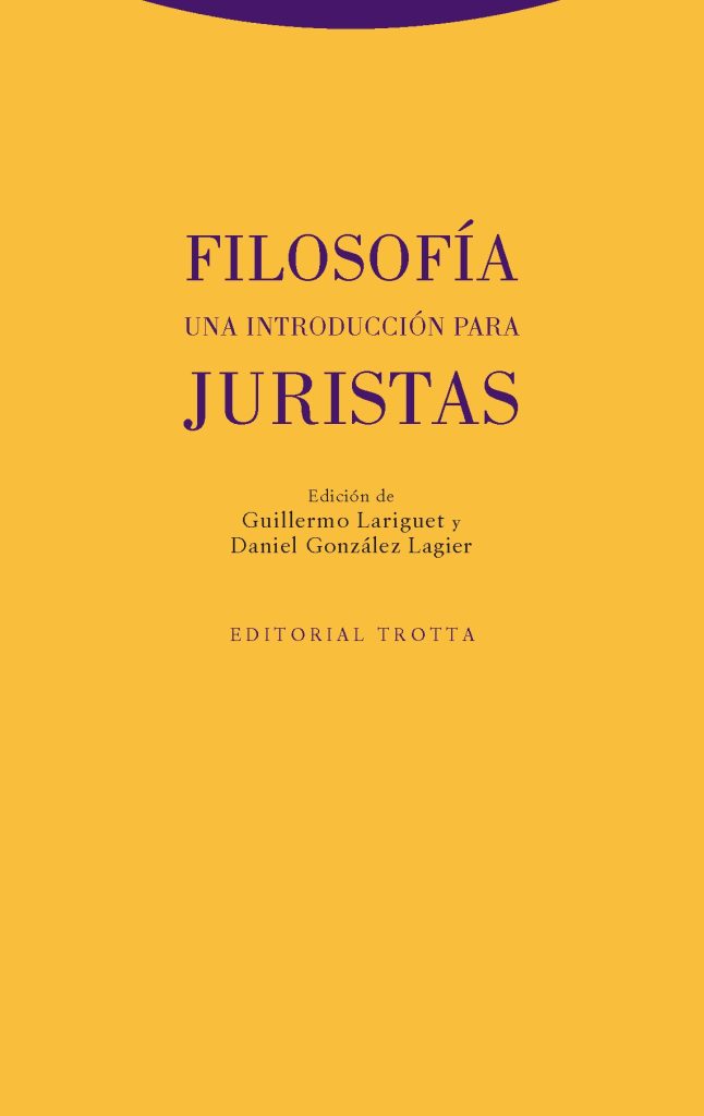 Filosofía: una introducción para juristas