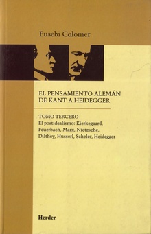 Pensamiento Alemán De Kant A Heidegger, III