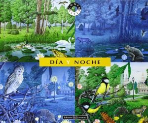 Día Y Noche: Los Animales De Día Y Los Nocturnos En Europa, África,