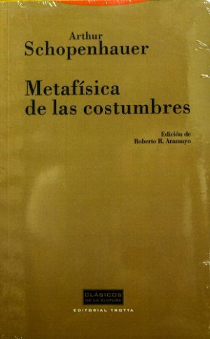 Metafísica De Las Costumbres