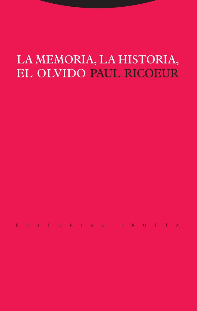 La Memoria La Historia El Olvido