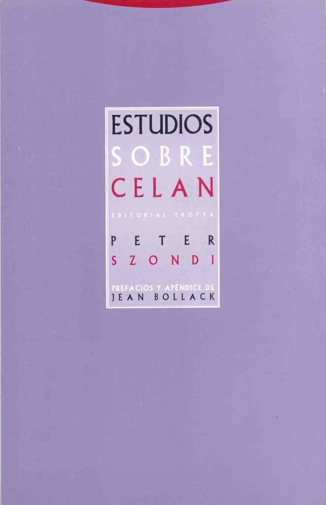 Estudios Sobre Celan