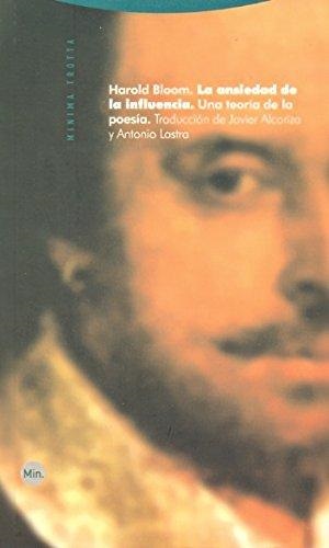 Ansiedad de la Influencia: Una teoría de la poesía