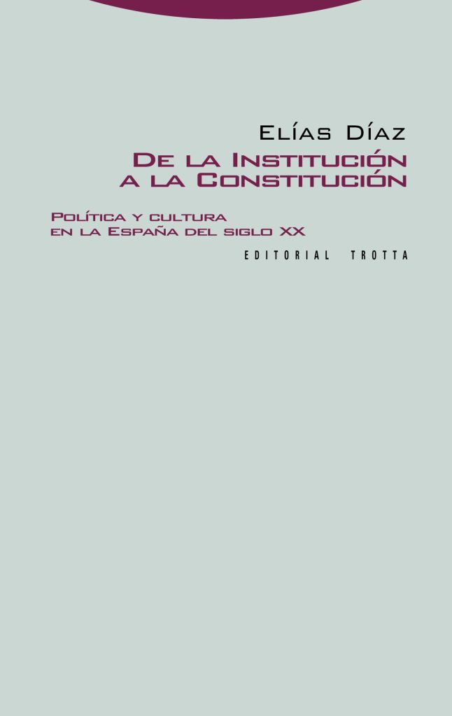 De la institución a la constitución