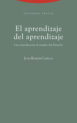 Aprendizaje del aprendizaje: una introduccion al estudio del derecho
