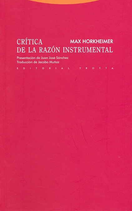 Crítica de la razón instrumental