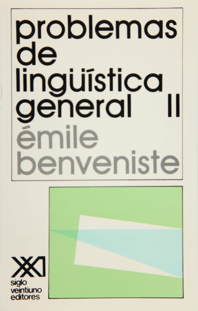 Problemas de lingüística general, II