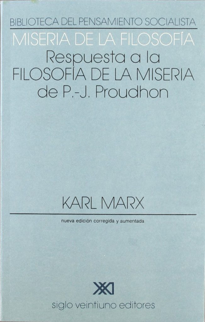 Miseria De La Filosofía