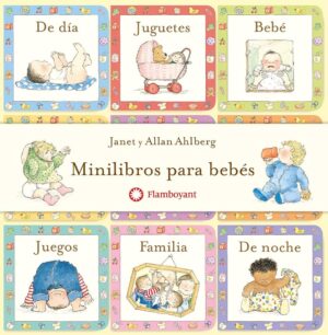 Minilibros para bebes (de día; de noche; juguetes; bebe; familia; fuera; juegos;