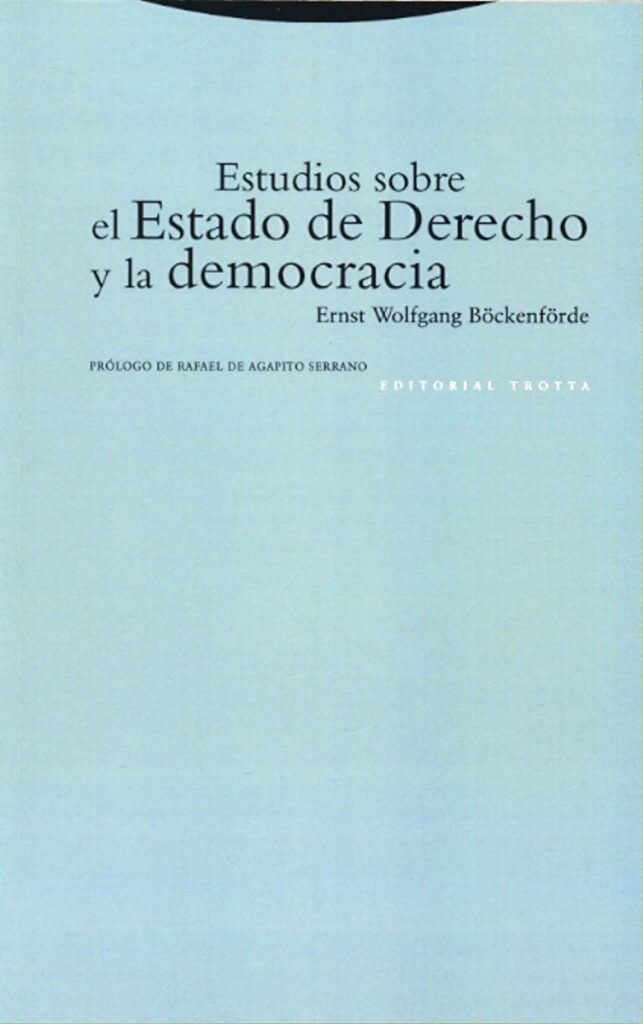 Estudios sobre el Estado de derecho y la democracia