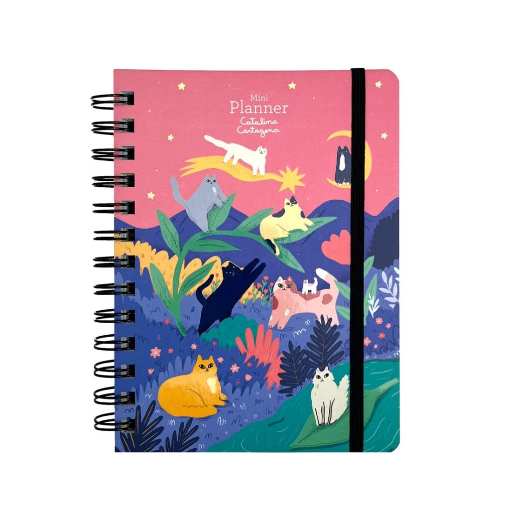 Mini planner Catalina Cartagena: Gatos