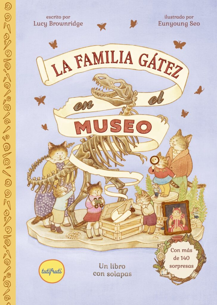 La familia gatez en el museo