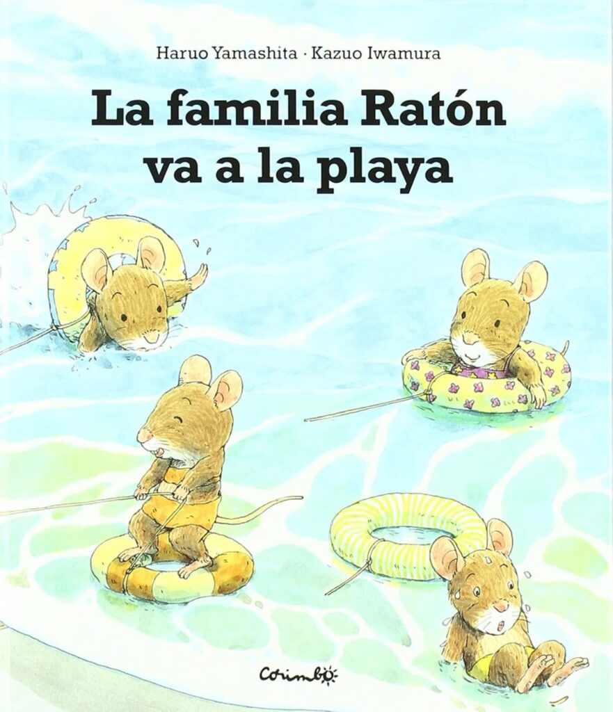 La familia ratón va a la playa
