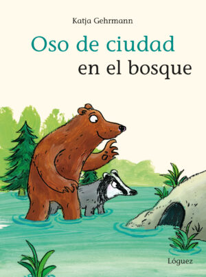 Oso de ciudad en el bosque