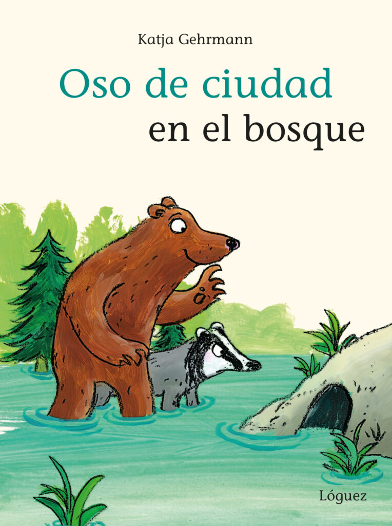 Oso de ciudad en el bosque